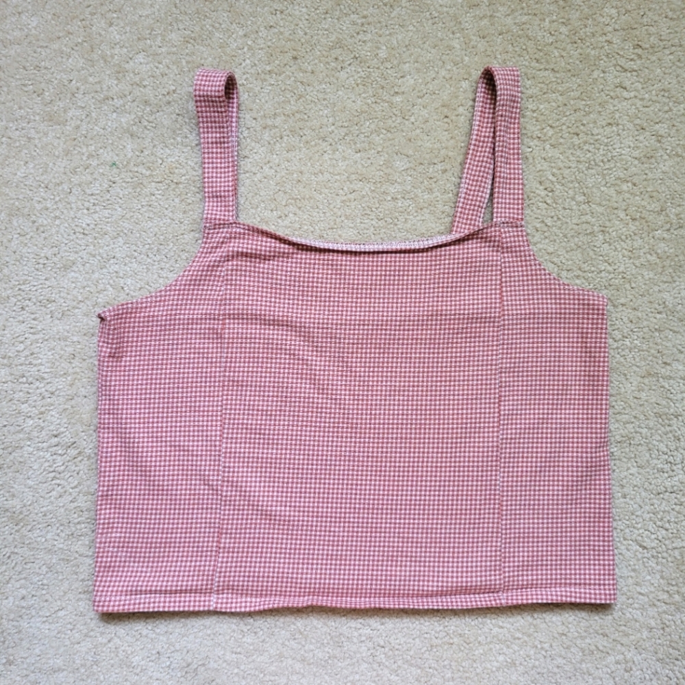 American Eagle Gingham Crop Top